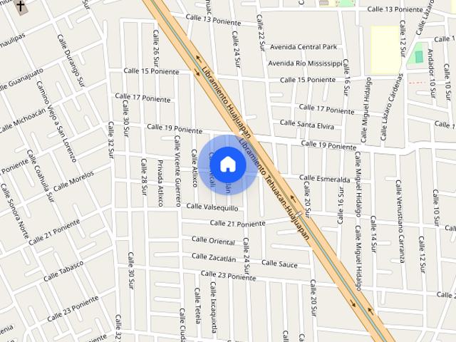 Departamento en renta en Tehuacán, Puebla