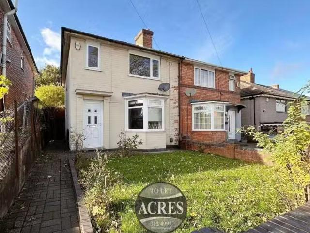 House for rent in Kingstanding, West Midlands