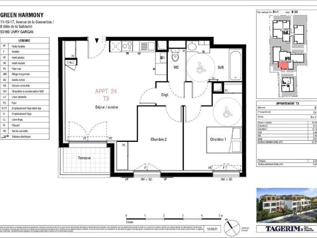 Appartement location à Le Raincy, Livry-gargan
