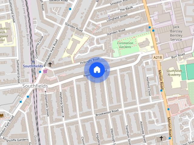 Apartment for rent in Southfields, Greater London