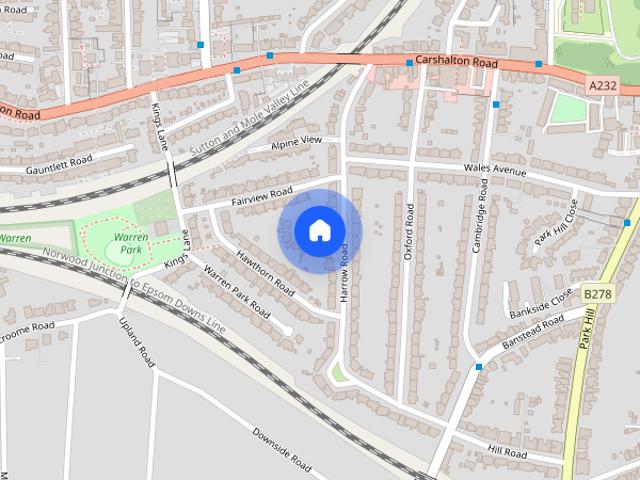 House for rent in Carshalton Beeches, Greater London