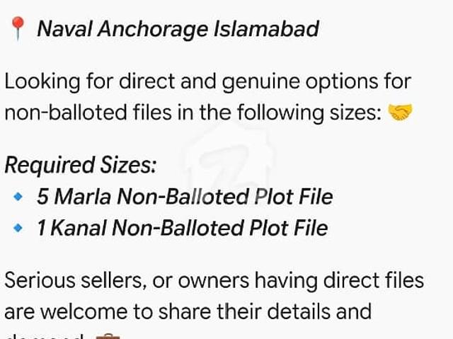 Property for sale in Islamabad
