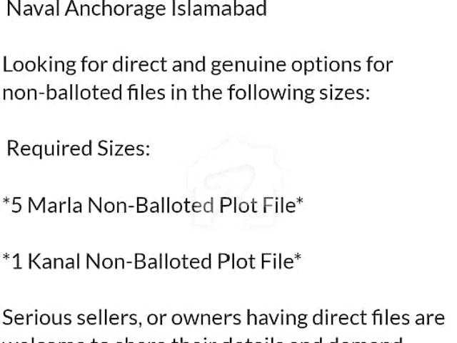 Property for sale in Islamabad