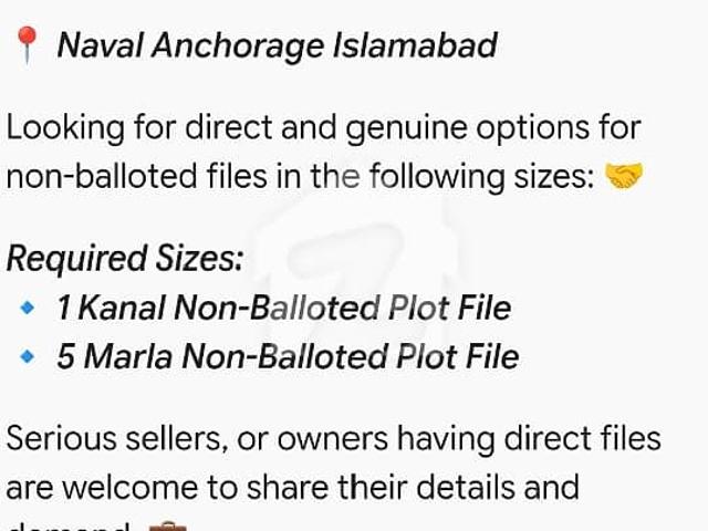Property for sale in Islamabad