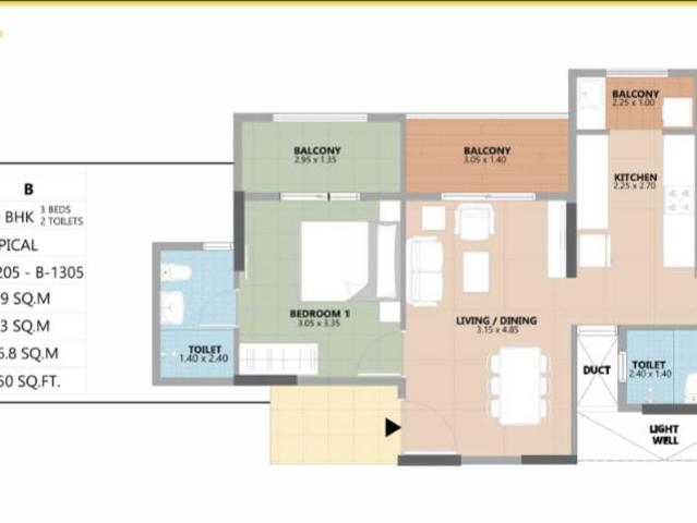 Flat for sale in Lakshmipura, Kalkere