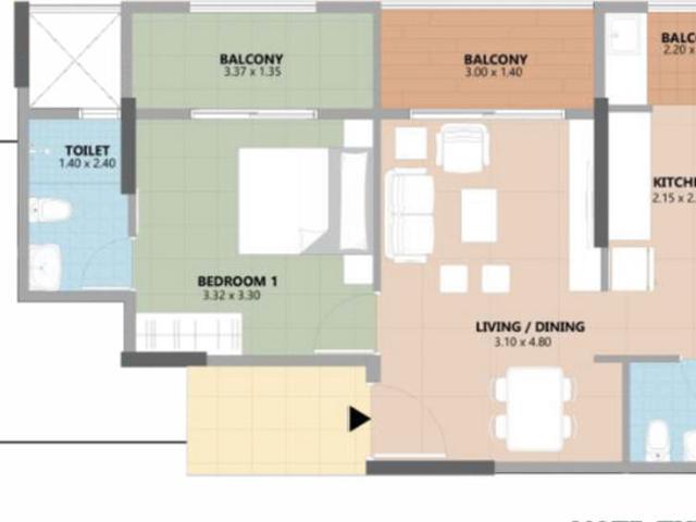 Flat for sale in Gottigere, Bengaluru