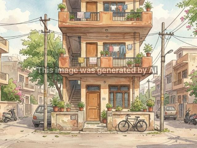 Flat for sale in Pink City, Jetpur
