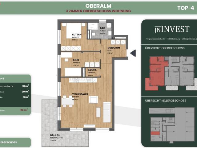 Etagenwohnung kaufen in Oberalm