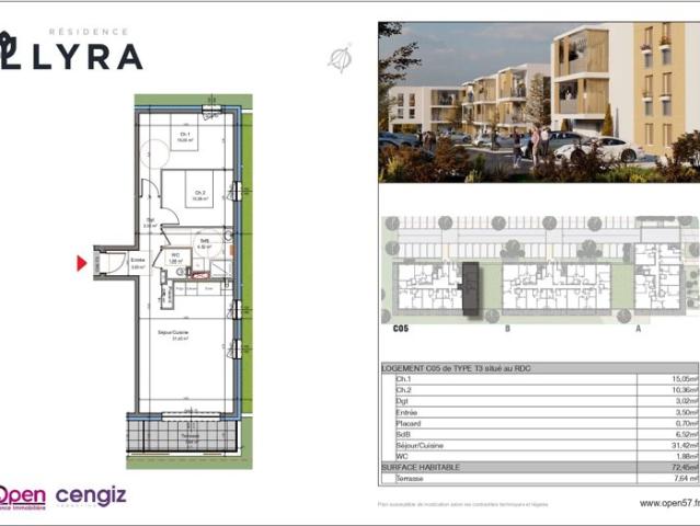 Appartement vente à Val-de-Briey, Mexy