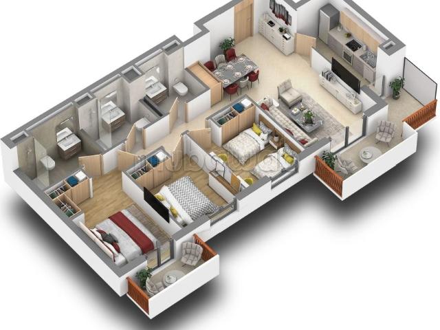 Appartement vente à Gharb-Chrarda-Beni Hssen