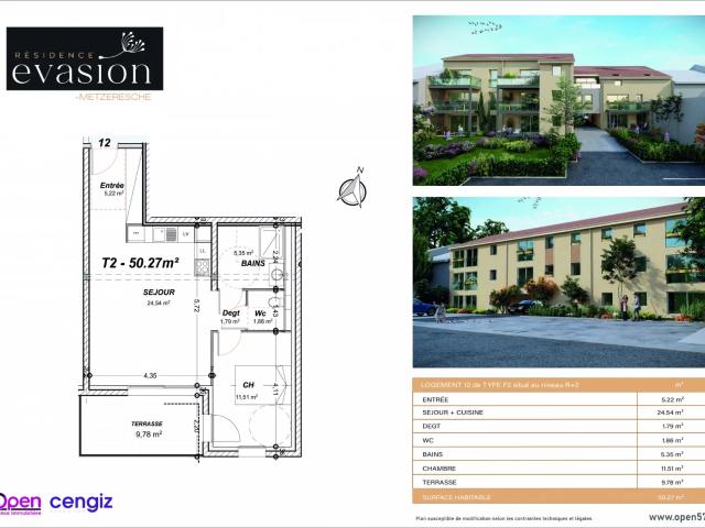 Appartement vente à Thionville, Metzeresche