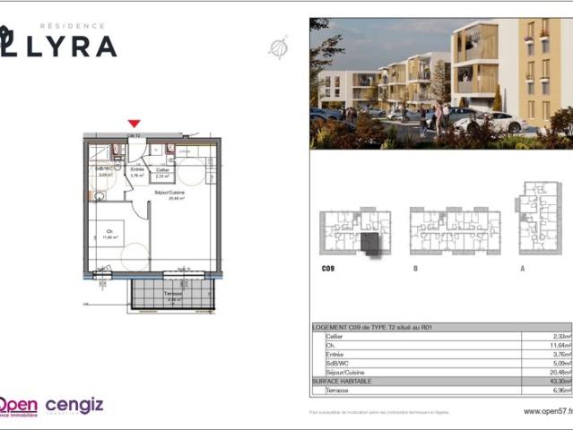 Appartement vente à Val-de-Briey, Mexy