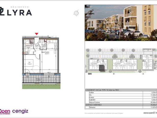Appartement vente à Val-de-Briey, Mexy
