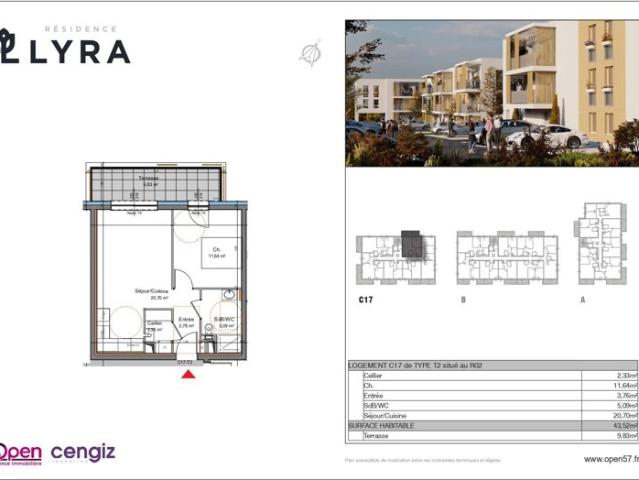 Appartement vente à Val-de-Briey, Mexy