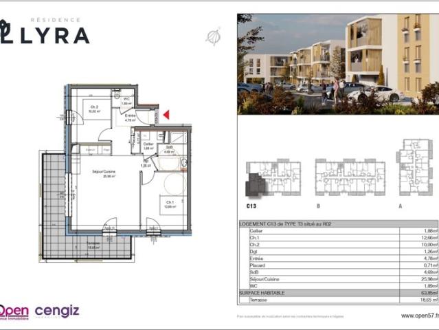 Appartement vente à Val-de-Briey, Mexy