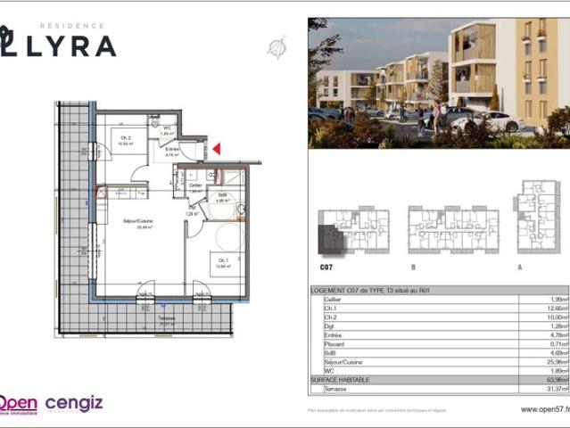 Appartement vente à Val-de-Briey, Mexy
