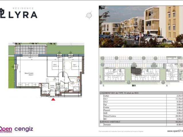 Appartement vente à Val-de-Briey, Mexy