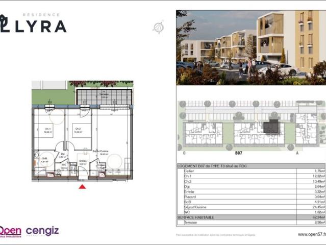 Appartement vente à Val-de-Briey, Mexy