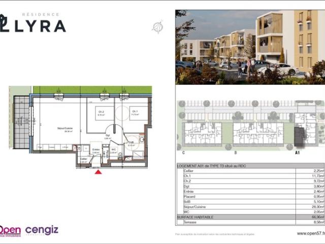 Appartement vente à Val-de-Briey, Mexy