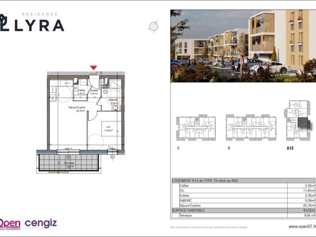Appartement vente à Val-de-Briey, Mexy
