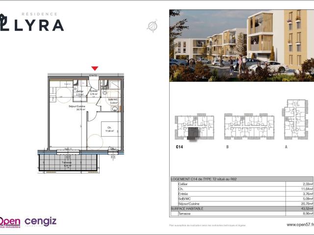 Appartement vente à Val-de-Briey, Mexy