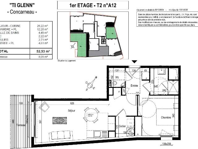 Appartement vente à Quimper, Bretagne