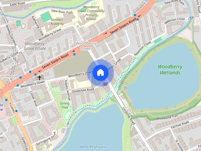 Apartment for rent in Woodberry Down, Stamford Hill