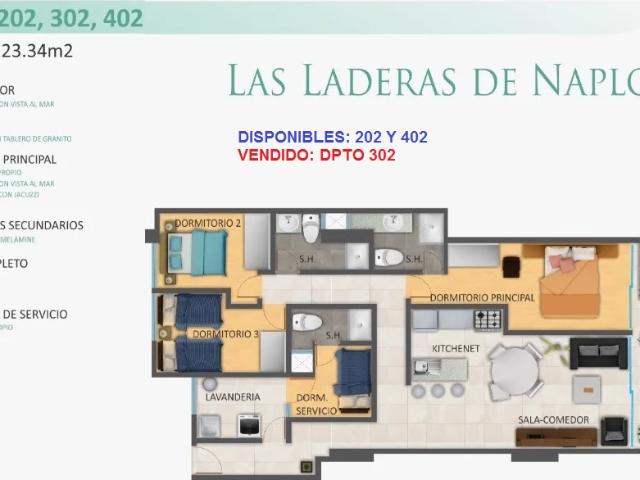 Departamento venta en Caleta Pucusana, Lima Metropolitana