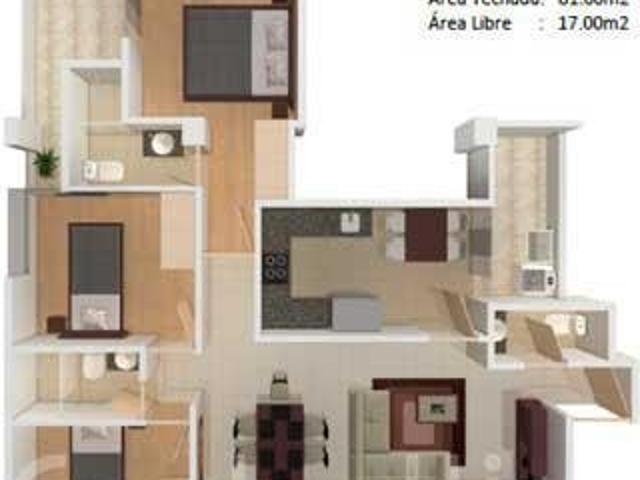 Departamento venta en Cerro Colorado, Arequipa