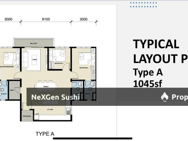 Apartment for rent in Kajang, Langat