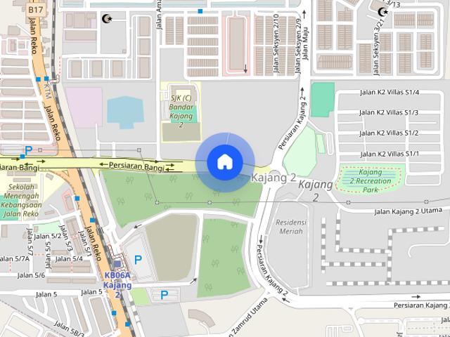 Apartment for rent in Kajang, Langat