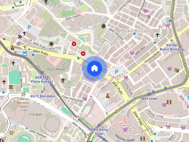 Apartment for rent in Bukit Bintang, Kuala Lumpur