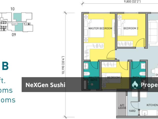 Serviced Residence for rent in Kepong, Kuala Lumpur