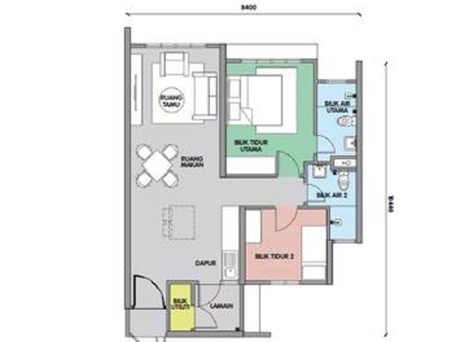 Apartment for rent in Brickfields