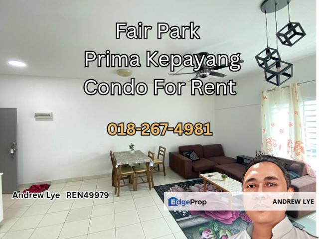 Condominium for rent in Fair Park, Majlis Bandaraya Ipoh