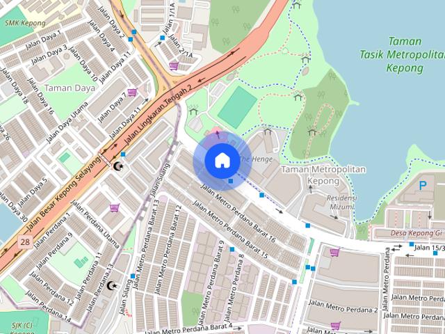 Apartment for rent in Kepong, Kuala Lumpur