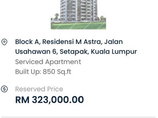 Condominium for sale in Kawasan Perindustrain Jalan Usahawan, Kuala Lumpur