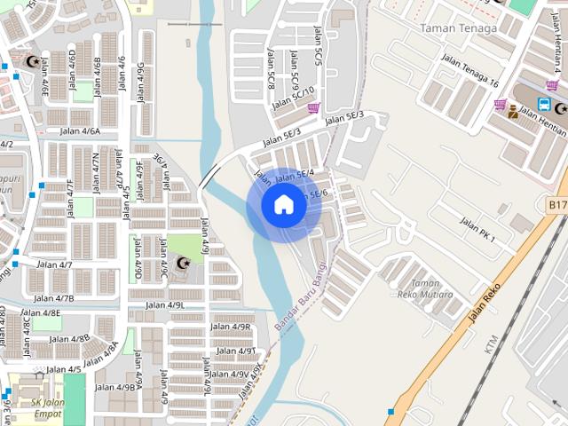 Apartment for rent in Seksyen 5, Majlis Perbandaran Kajang