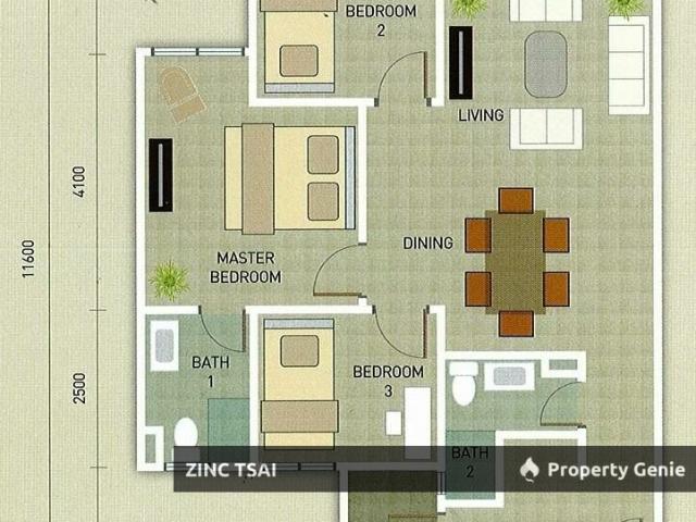 Apartment for rent in Langat, Selangor