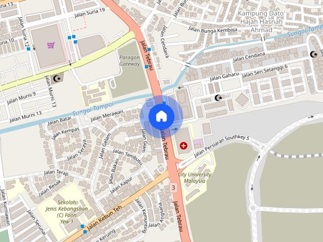 Apartment for rent in Johore Bahru, Johor