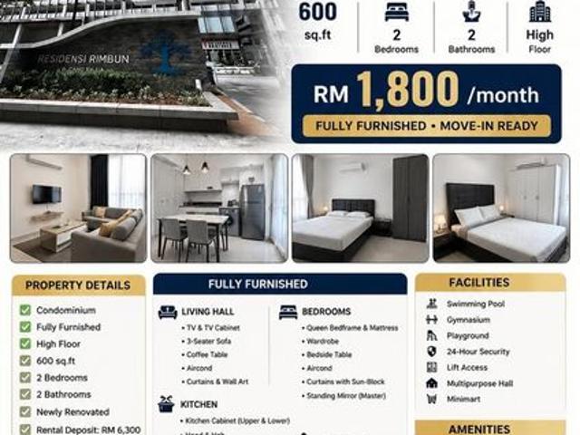 Condominium for rent in Kajang, Langat