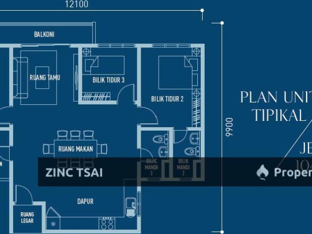 Apartment for rent in Kajang, Langat