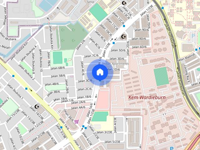 Apartment for rent in Taman Setapak Indah, Kuala Lumpur