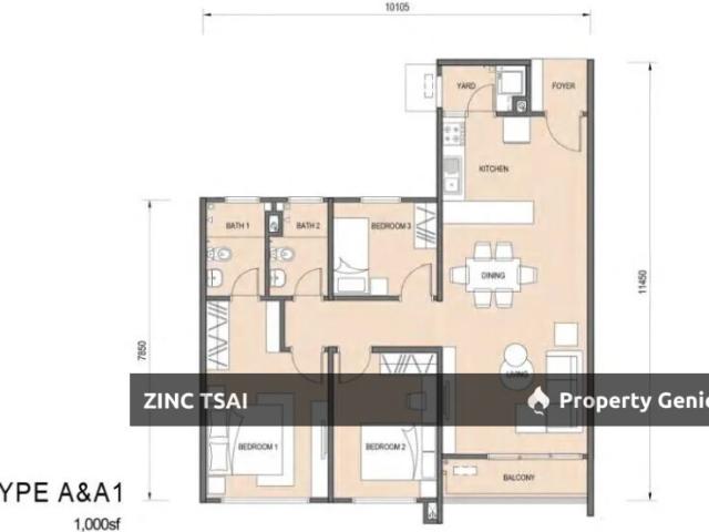 Apartment for rent in Kajang, Langat