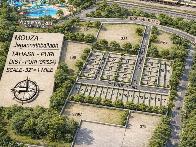 Land for sale in Puri District