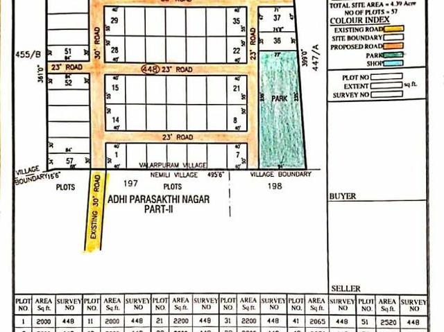 Land for sale in Valarpuram, Kanchipuram