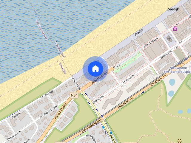 Appartement location à Nieuwpoort, West-Vlaanderen