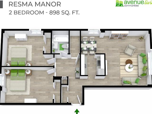 Apartment for rent in Victoria Park, Lethbridge