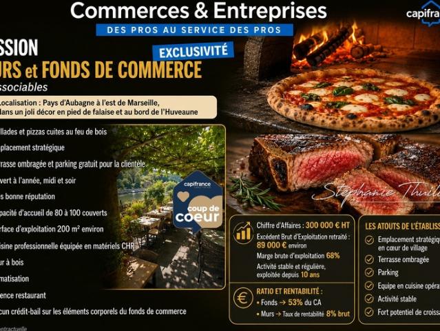 Local Commercial vente à Marseille, Roquevaire