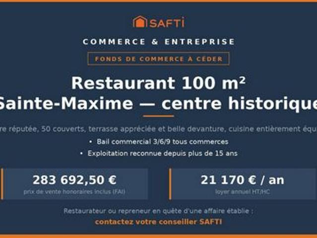 Local Commercial vente à Arrondissement de Draguignan, Sainte-maxime